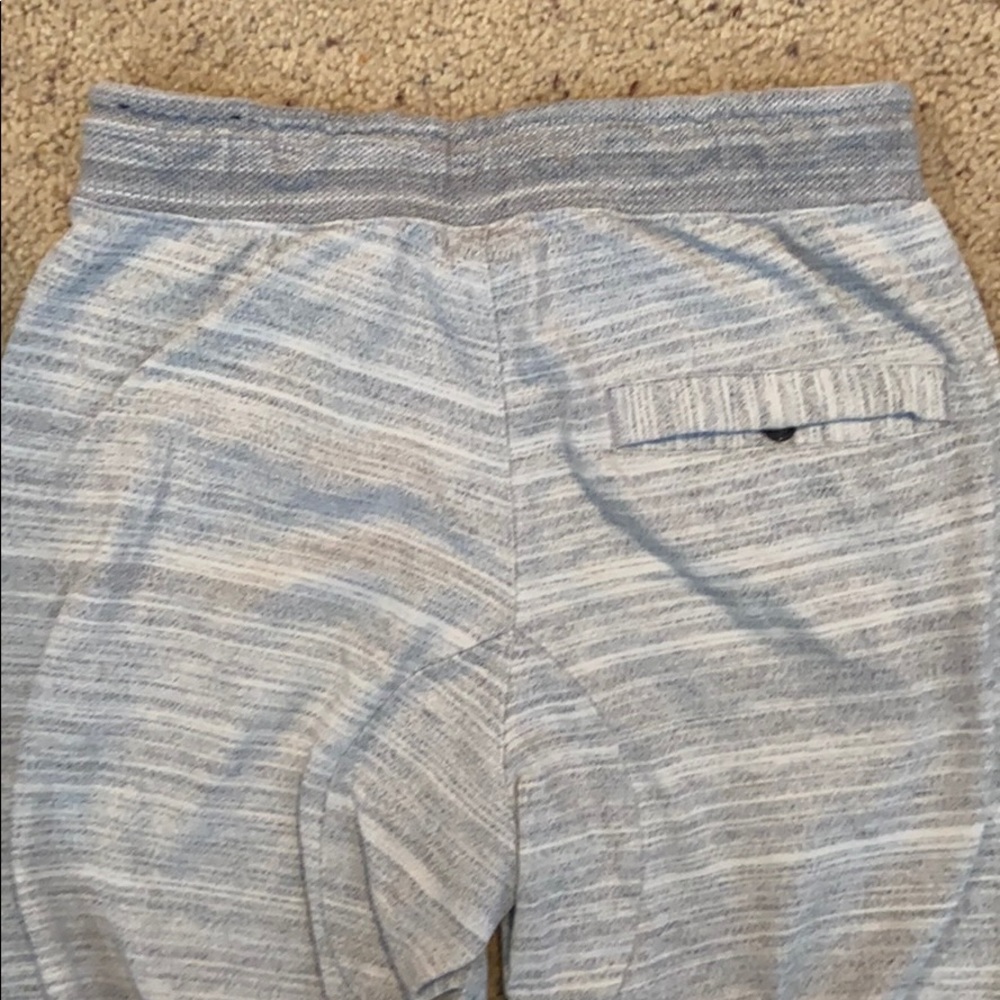 Grey and white thin stripped Nike Joggers - Picture 3 of 3